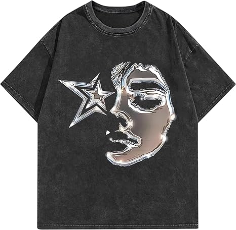 Vintage Streetwear Graphic Cotton Tee